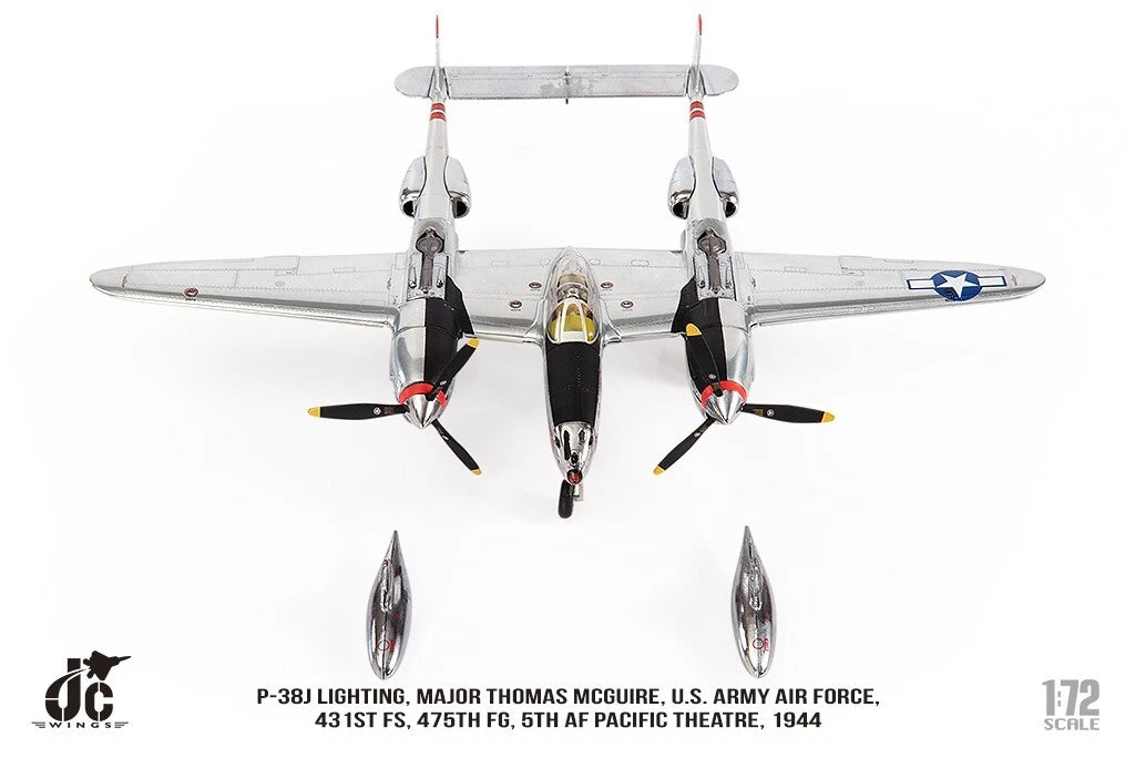 JC WINGS P-38J LIGHTING U.S. ARMY AIR FORCE "MAJOR THOMAS MCGUIRE" 431ST FS 475TH FG 5TH AF1944