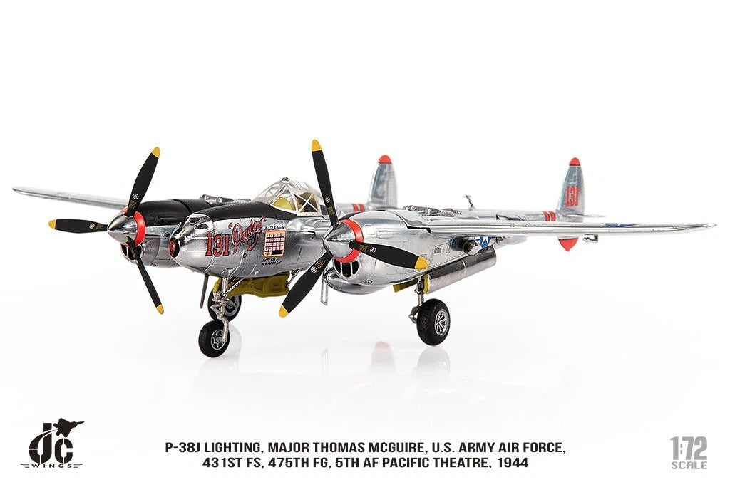 JC WINGS P-38J LIGHTING U.S. ARMY AIR FORCE "MAJOR THOMAS MCGUIRE" 431ST FS 475TH FG 5TH AF1944
