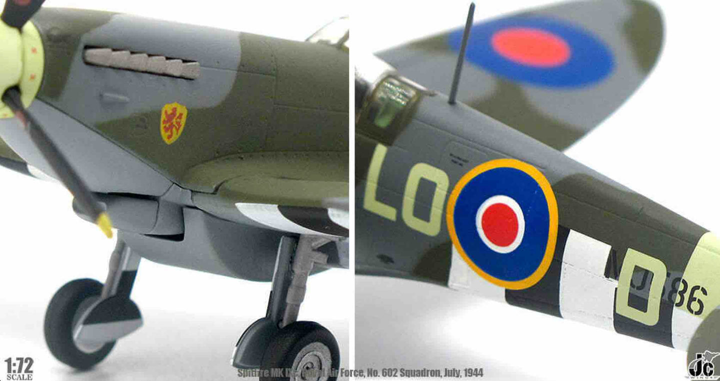 JC WINGS SPITFIRE MK IXC MJ586 PIERRE CLOSTERMAN RAF NO.602 SQUADRON 1944