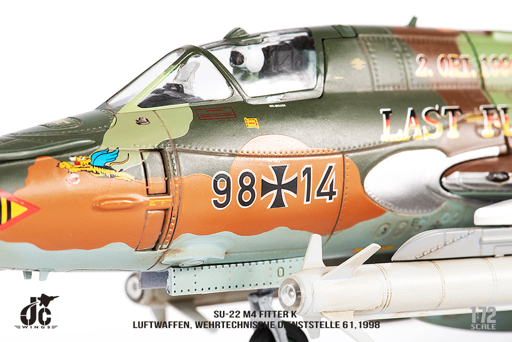 JC WINGS SU-22 M4 FITTER K LUFTWAFFEN WEHRTECHNISCHE DIENSTSTELLE 61 1998