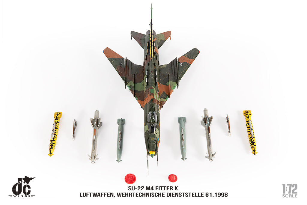 JC WINGS SU-22 M4 FITTER K LUFTWAFFEN WEHRTECHNISCHE DIENSTSTELLE 61 1998