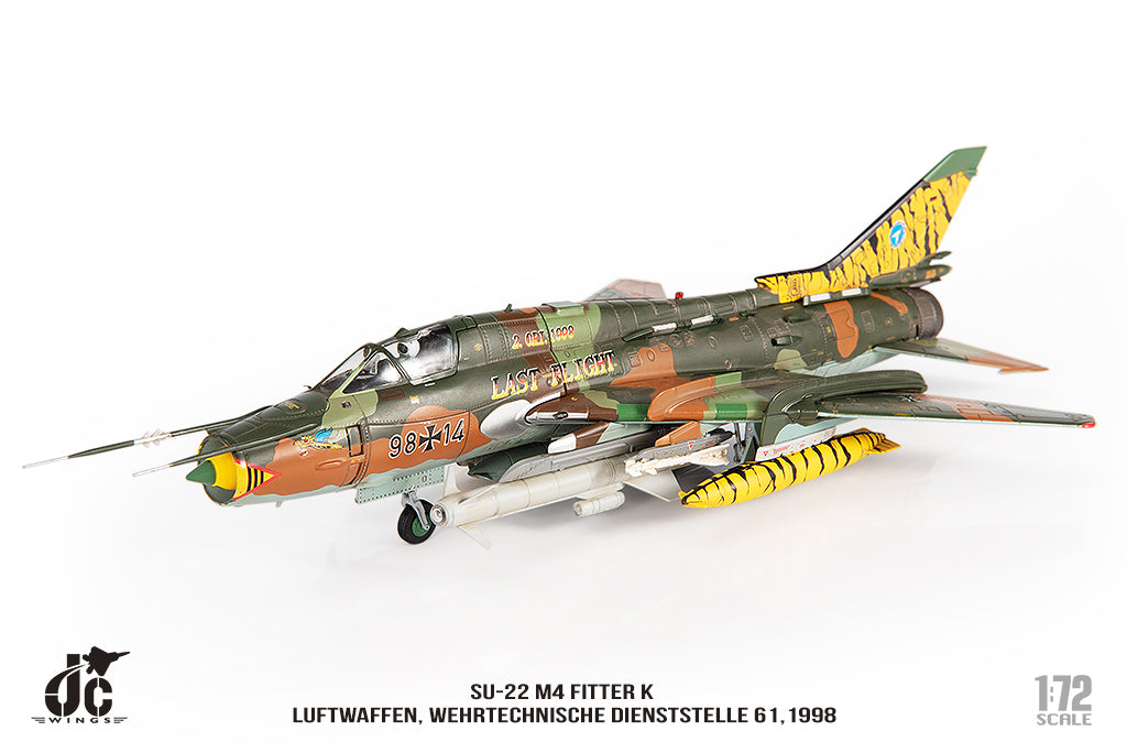 JC WINGS SU-22 M4 FITTER K LUFTWAFFEN WEHRTECHNISCHE DIENSTSTELLE 61 1998