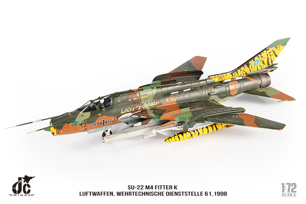 JC WINGS SU-22 M4 FITTER K LUFTWAFFEN WEHRTECHNISCHE DIENSTSTELLE 61 1998