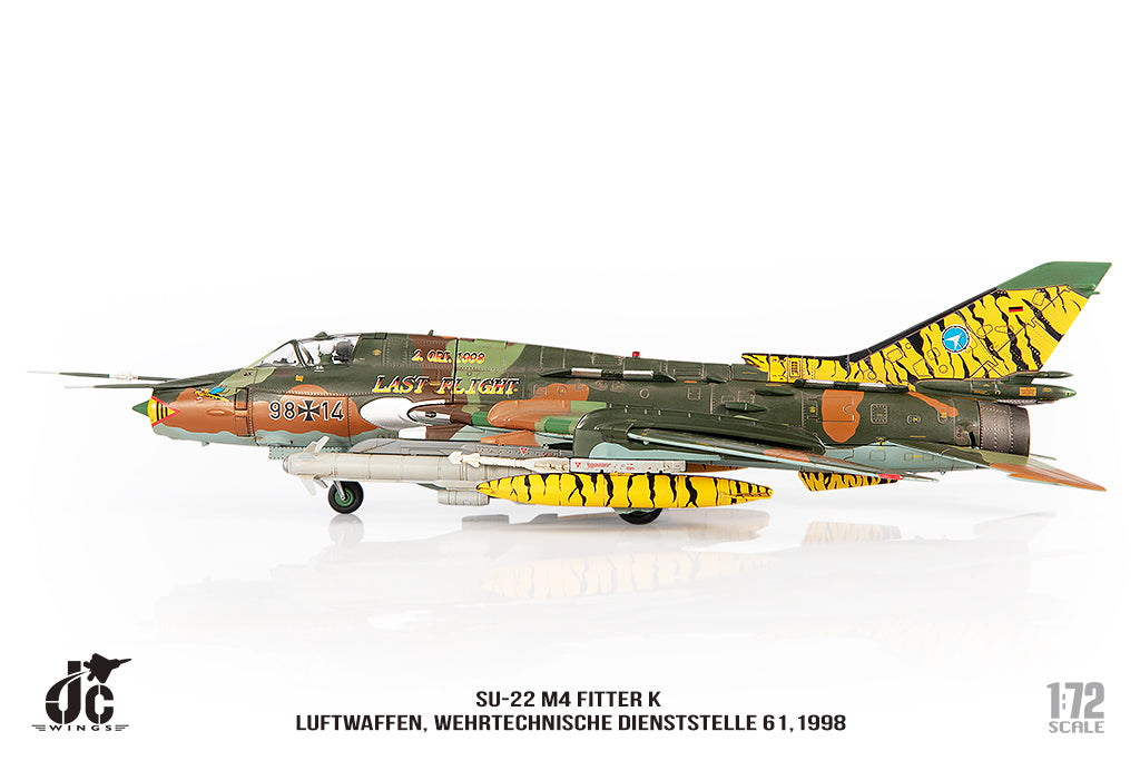 JC WINGS SU-22 M4 FITTER K LUFTWAFFEN WEHRTECHNISCHE DIENSTSTELLE 61 1998