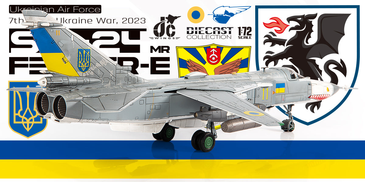 JC WINGS SU-24MR FENCER-E UKRAINE AIR FORCE 7TH BRTA UKRAINE WAR 2023