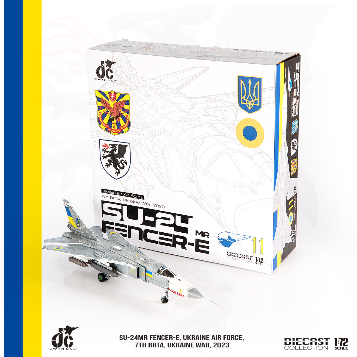 JC WINGS SU-24MR FENCER-E UKRAINE AIR FORCE 7TH BRTA UKRAINE WAR 2023