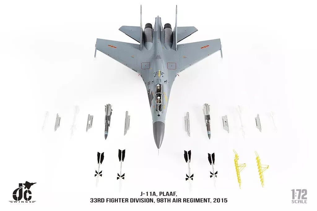 JC WINGS J-11A PLAAF 33RD FIGHTER DIVISION 98TH AIR REGIMENT 2015