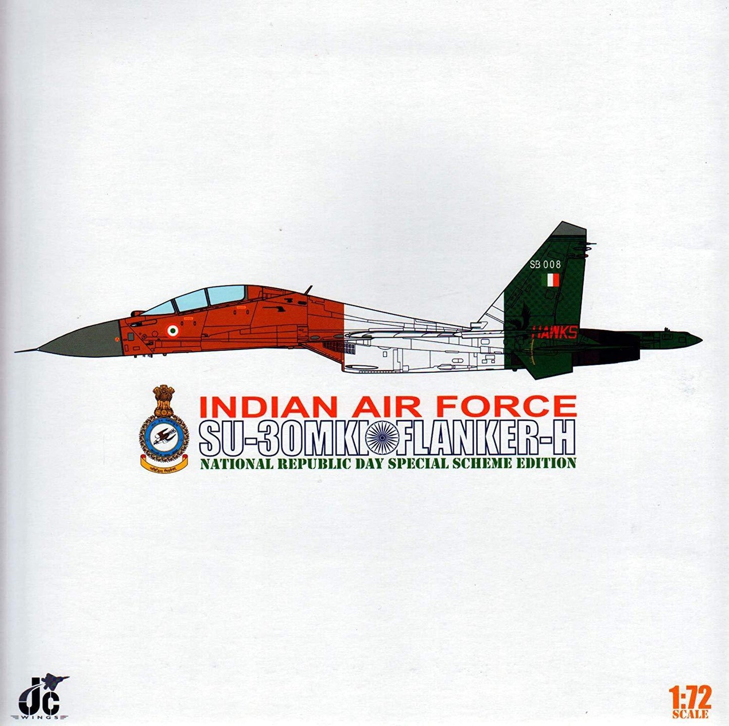 JC WINGS SU-30MKI FLANKER INDIAN AIR FORCE
