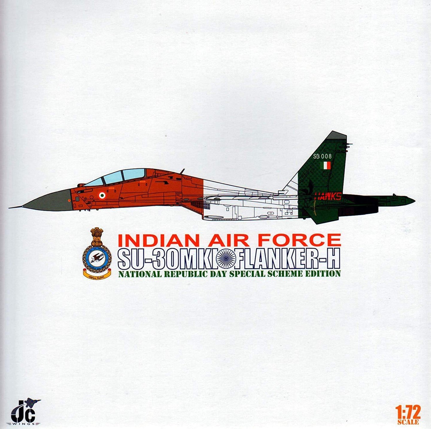 JC WINGS SU-30MKI FLANKER INDIAN AIR FORCE