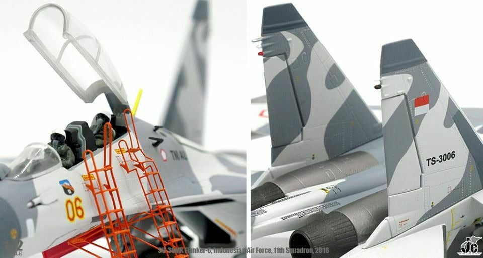 JC WINGS SU-30 MK FLANKER-C INDONESIAN AIR FORCE