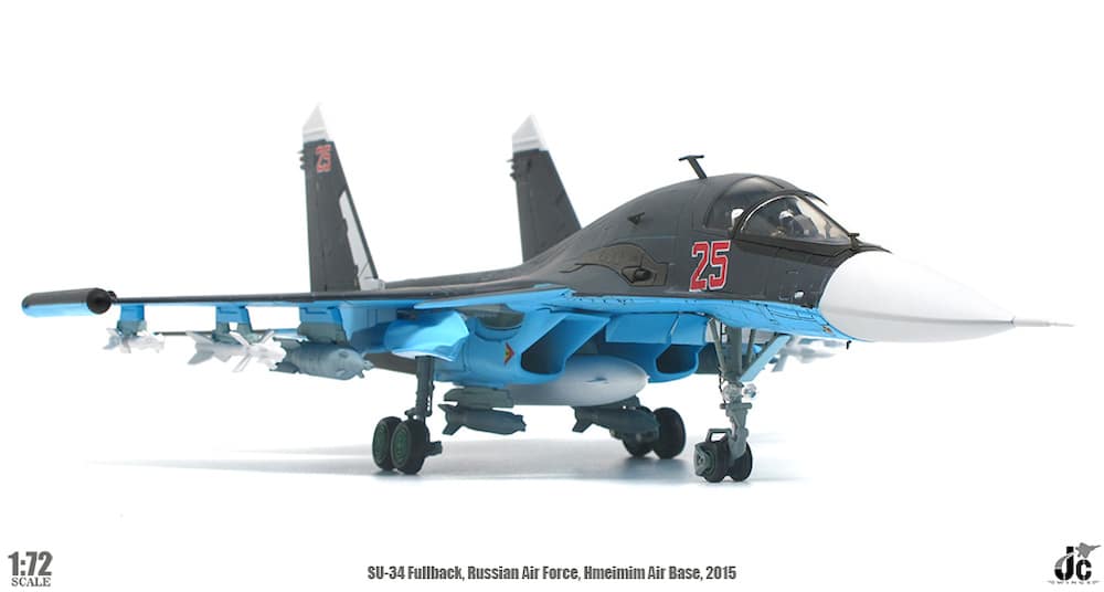 JC WINGS SU-34 RUSSIAN AIR FORCE "RED 25" HMEIMIM AIR BASE SYRIA 2015
