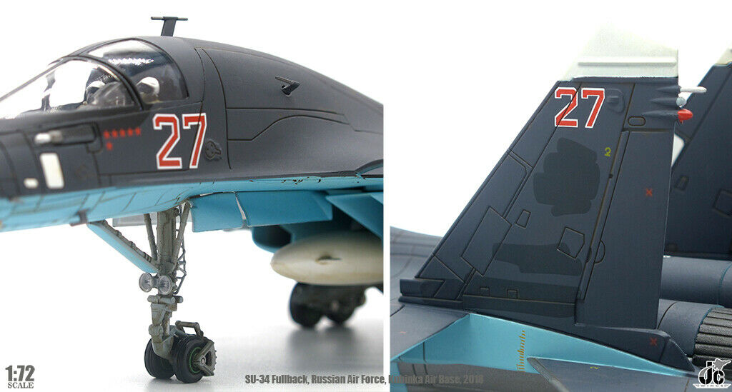 JC WINGS SU-34 RUSSIAN AIR FORCE "RED  27" HMEIMIM AB SYRIA 2015