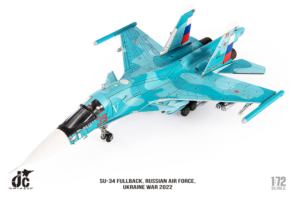 JC WINGS SU-34 FULLBACK RUSSIAN AIR FORCE UKRAINE WAR 2022