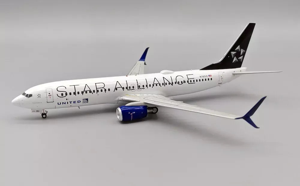 JFOX MODELS B737-824 (WL) STAR ALLIANCE UNITED AIRLINES REG: N76516