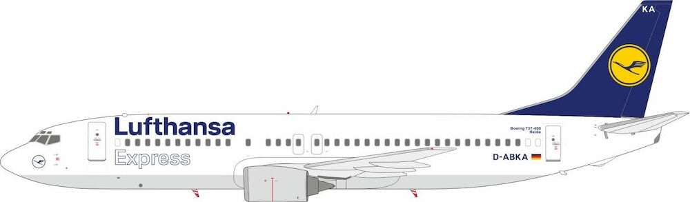 JFOX B737-400 LUFTHANSA EXPRESS REG: D-ABKA