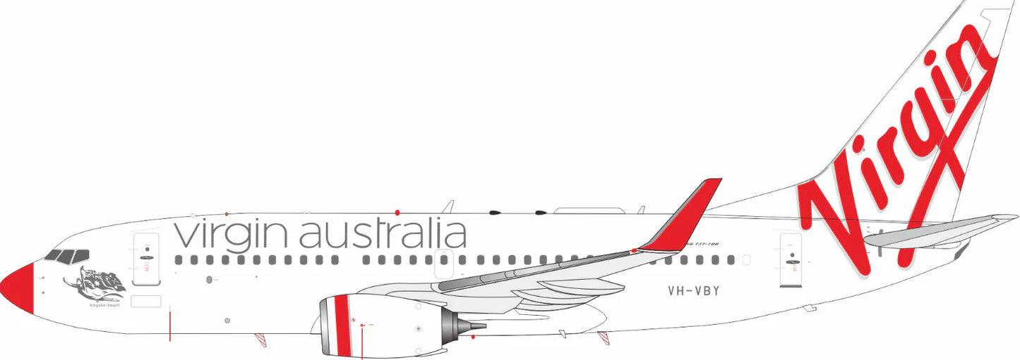 JFOX B737-700 VIRGIN AUSTRALIA "RED NOSE" REG: VH-VBY