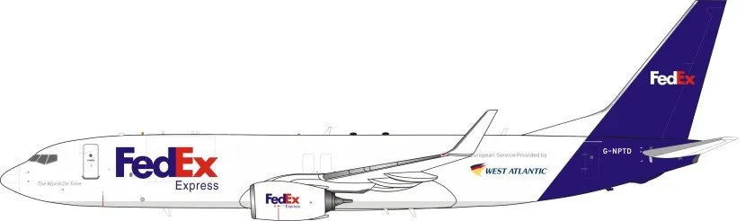 JFOX WEST ATLANTIC (FEDEX) B737-83N(BCF) REG: G-NPTD