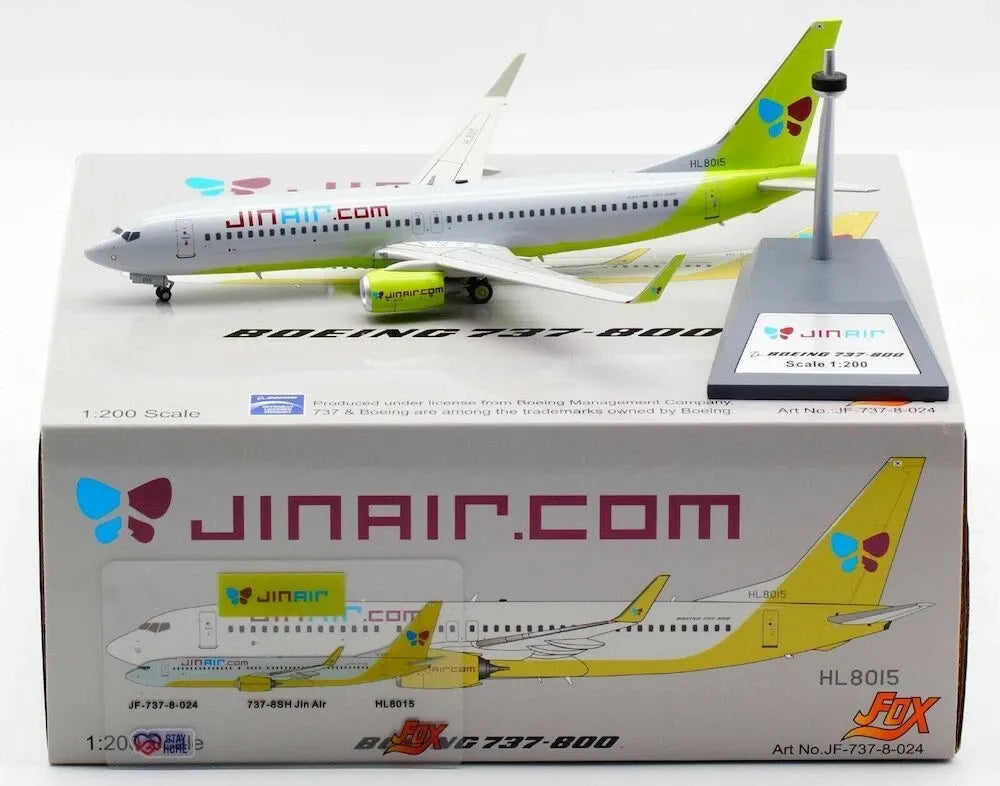 JFOX B737-8SH JIN AIR REG: HL8015