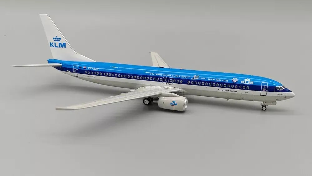JFOX MODELS B737-9K2 (WL) ROYAL DUTCH AIRLINES THE WORLD IS JUST A CLICK AWAY REG: PH-BXR