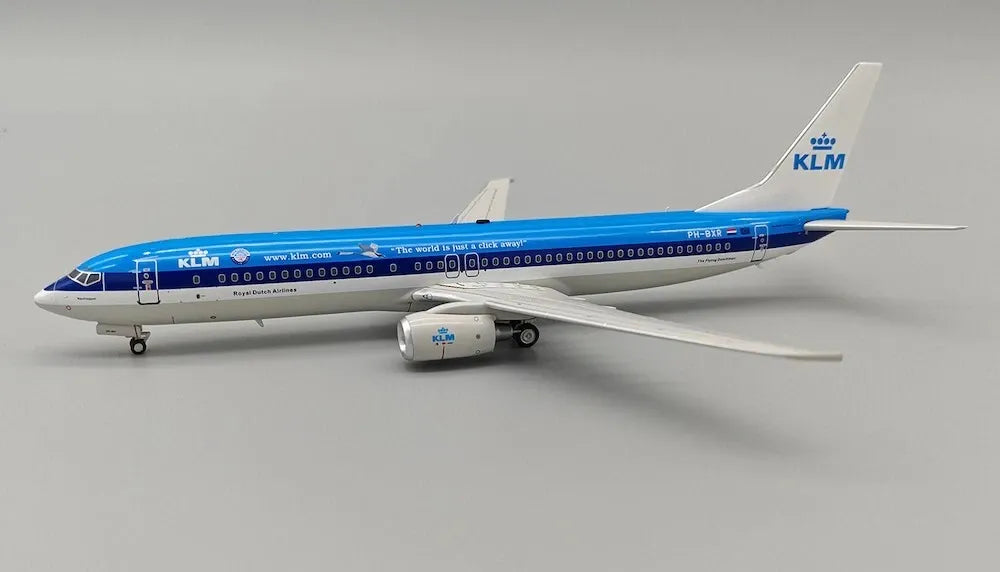 JFOX MODELS B737-9K2 (WL) ROYAL DUTCH AIRLINES THE WORLD IS JUST A CLICK AWAY REG: PH-BXR