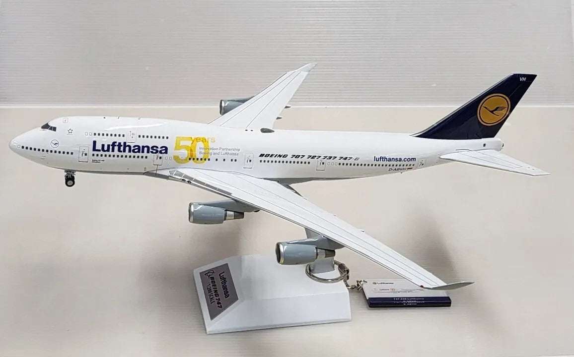 JFOX B747-430 LUFTHANSA "50 YEARS STICKER" REG: D-ABVH