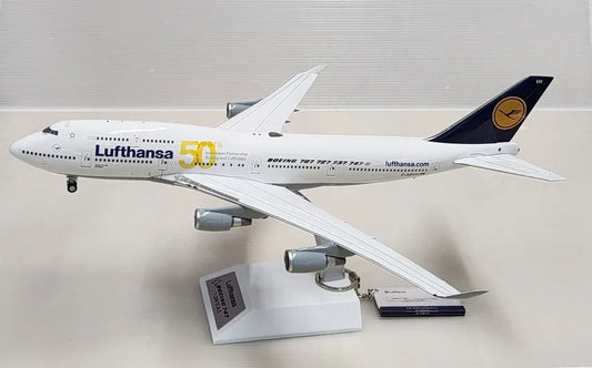 JFOX B747-430 LUFTHANSA "50 YEARS STICKER" REG: D-ABVH