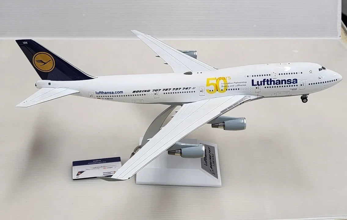 JFOX B747-430 LUFTHANSA "50 YEARS STICKER" REG: D-ABVH