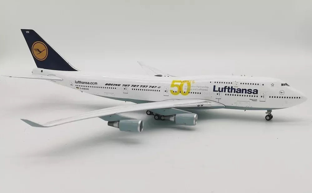 JFOX B747-430 LUFTHANSA "50 YEARS STICKER" REG: D-ABVH