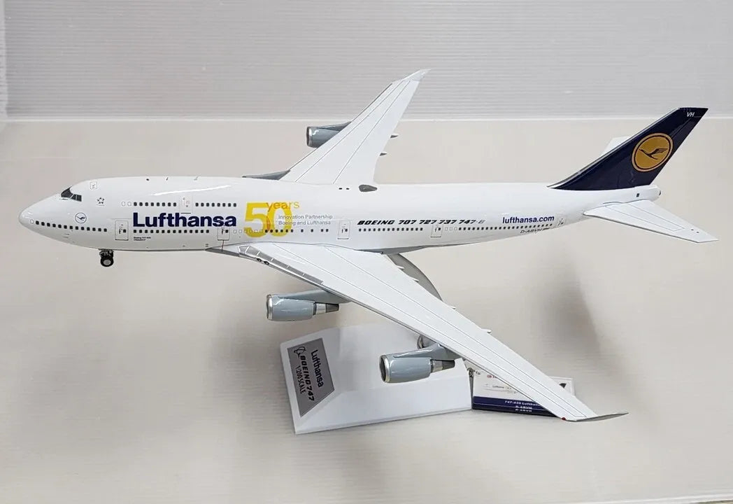 JFOX B747-430 LUFTHANSA "50 YEARS STICKER" REG: D-ABVH