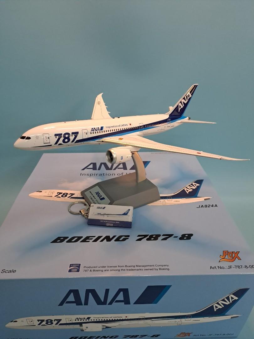 JFOX B787-8 ANA REG: JA824A WITH STAND
