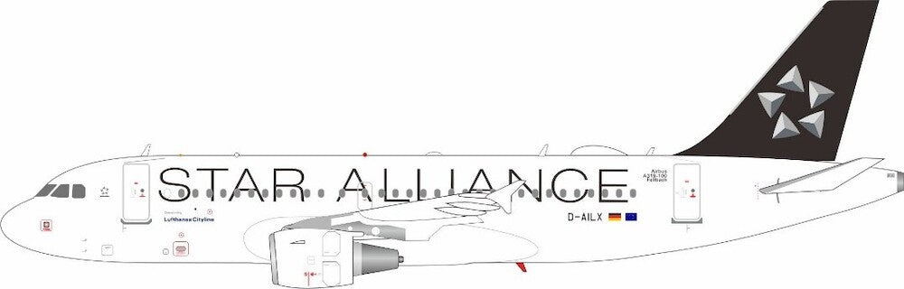 JFOX A319-114 LUFTHANSA CITYLINE "STAR ALLIANCE" REG: D-AILX