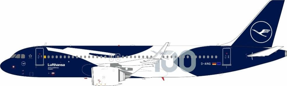 JFOX A320-271NX LUFTHANSA "100TH YEAR ANNIVERSARY" REG: D-AING