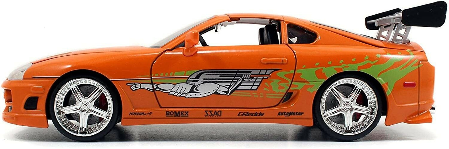 JADA 1995 TOYOTA SUPRA  ORANGE FAST AND FURIOUS