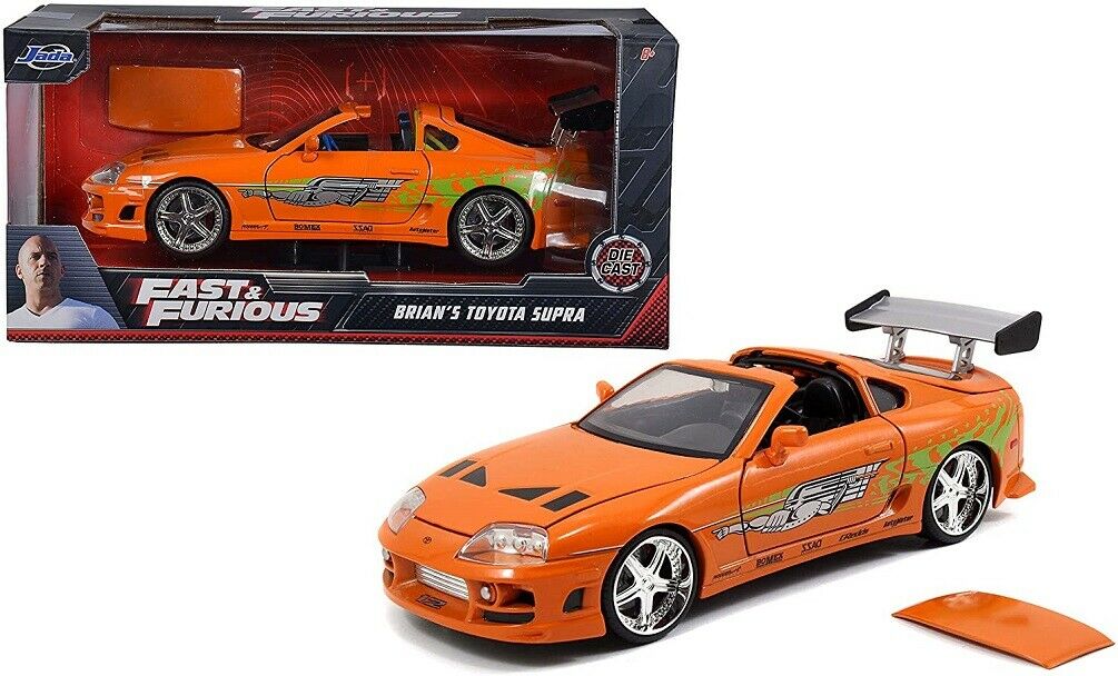 JADA 1995 TOYOTA SUPRA  ORANGE FAST AND FURIOUS