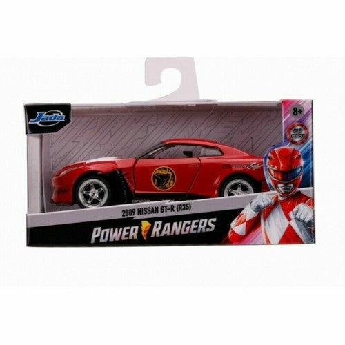 JADA 2009 NISSAN RED GT-R R35 POWER RANGERS