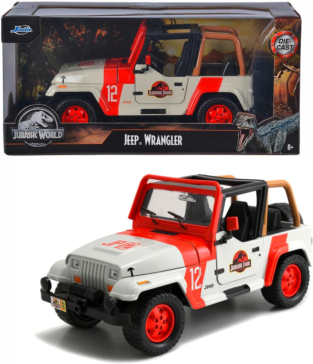 JADA 1992 JEEP WRANGLER JURASSIC PARK