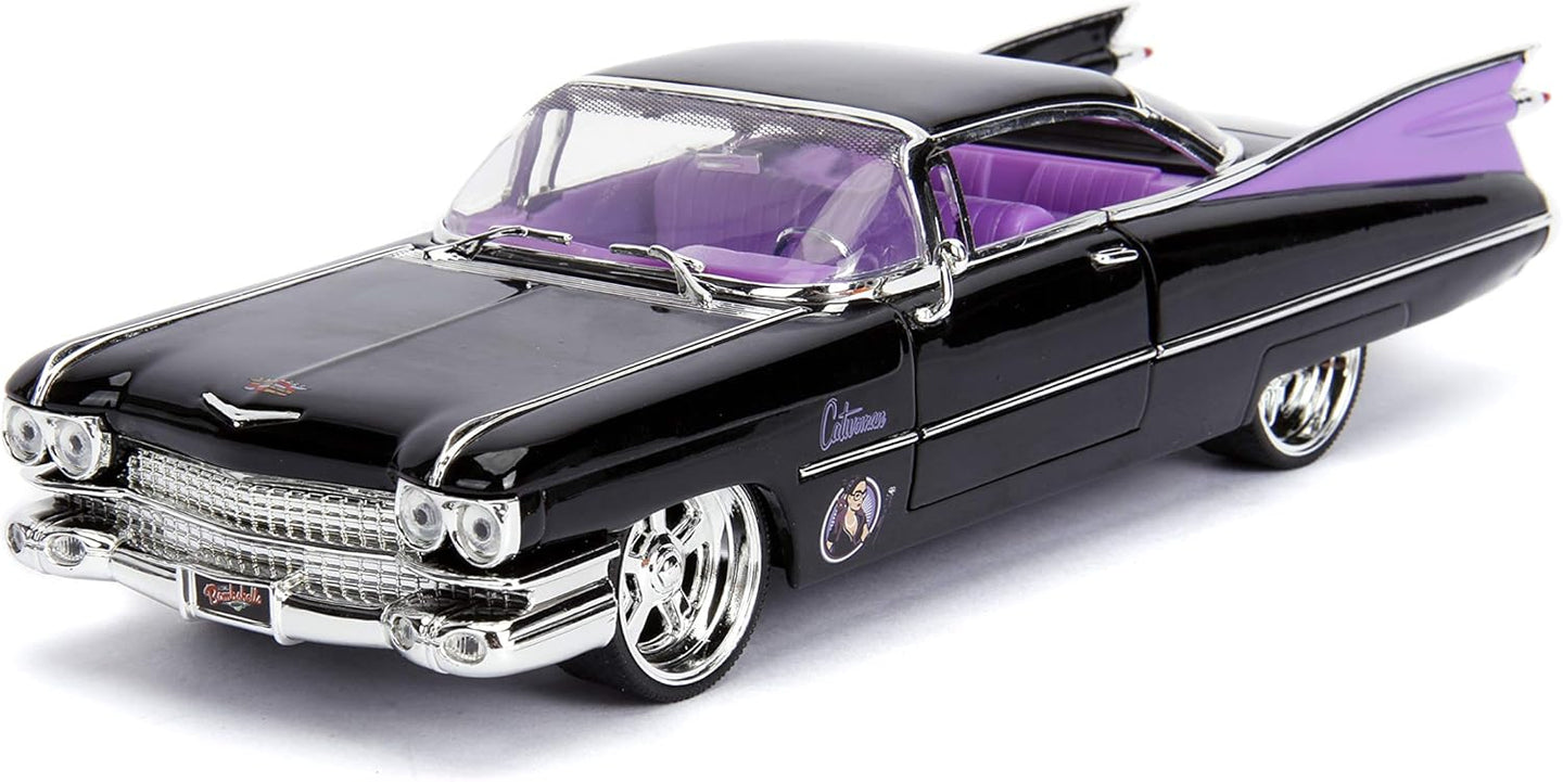 JADA 1959 CADILLAC COUPE DEVILLE WITH FIGURE