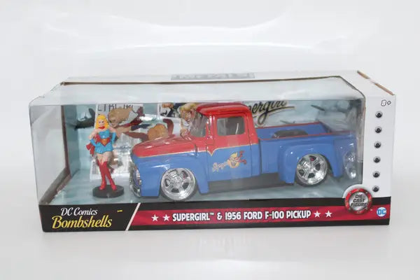 JADA 1956 FORD F100 WITH SUPERGIRL FIGURE