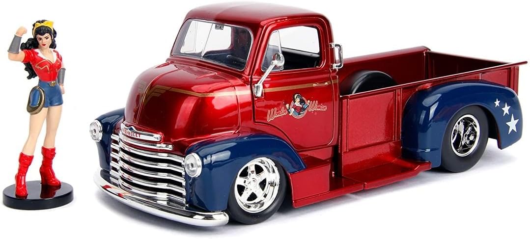 JADA 1952 COE PICKUP WITH WONDER WOMAN FIGURE