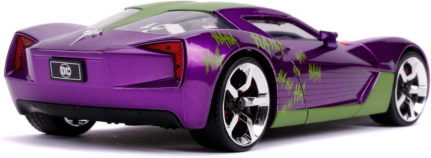 JADA 2009 CHEVY CORVETTE STINGRAY WITH JOKER FIGURE