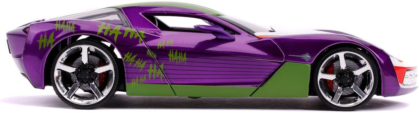 JADA 2009 CHEVY CORVETTE STINGRAY WITH JOKER FIGURE