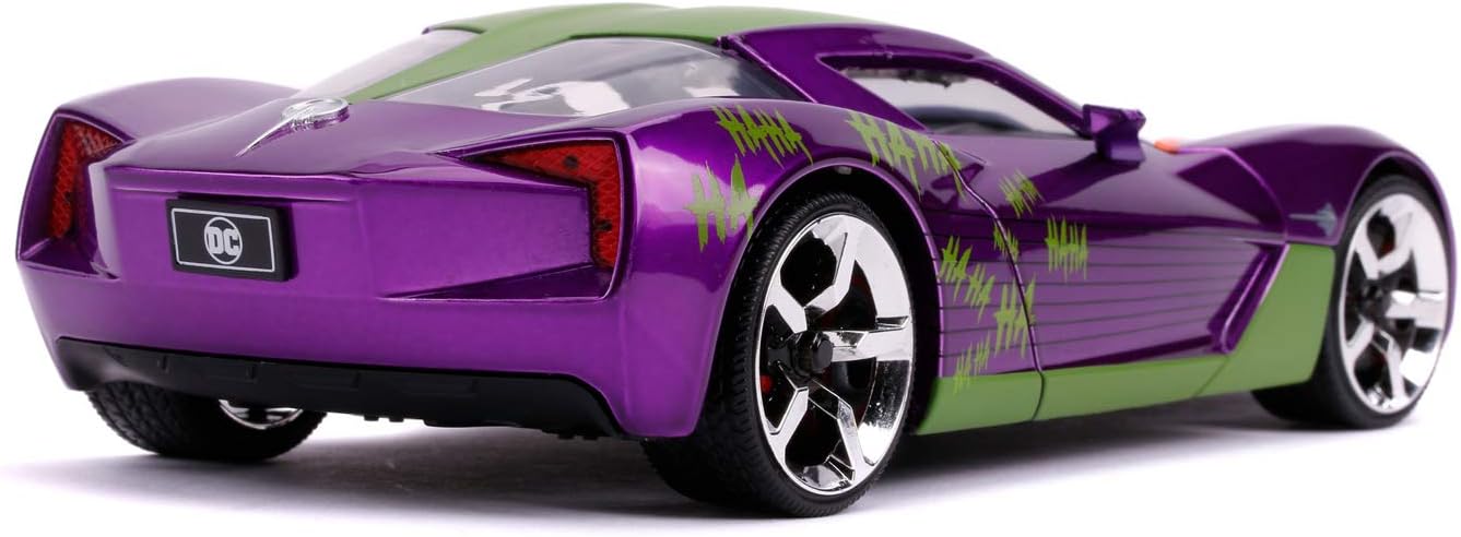 JADA 2009 CHEVY CORVETTE STINGRAY WITH JOKER FIGURE
