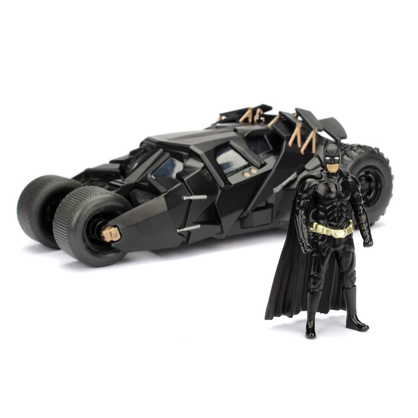 JADA TUMBLER BATMOBILE AND DARK KNIGHT BATMAN FIGURE