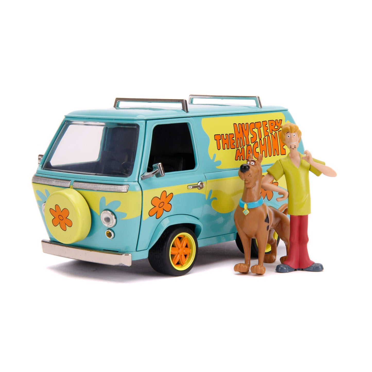 JADA SCOOBY DOO MYSTERY MACHINE WITH SHAGGY AND SCOOBY DOO FIGURES