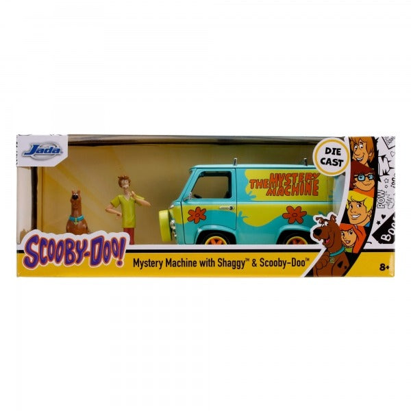 JADA SCOOBY DOO MYSTERY MACHINE WITH SHAGGY AND SCOOBY DOO FIGURES