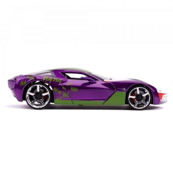 JADA 2009 CHEVY CORVETTE STINGRAY WITH JOKER FIGURE
