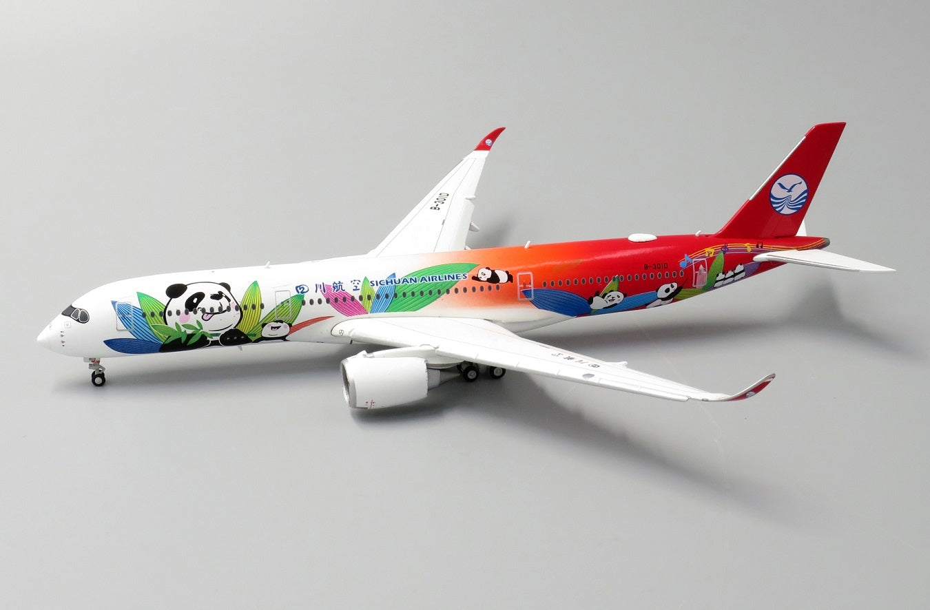 JC WINGS A350-900XWB SICHUAN AIRLINES "PANDA LIVERY" (FLAPS DOWN) REG: B-301D