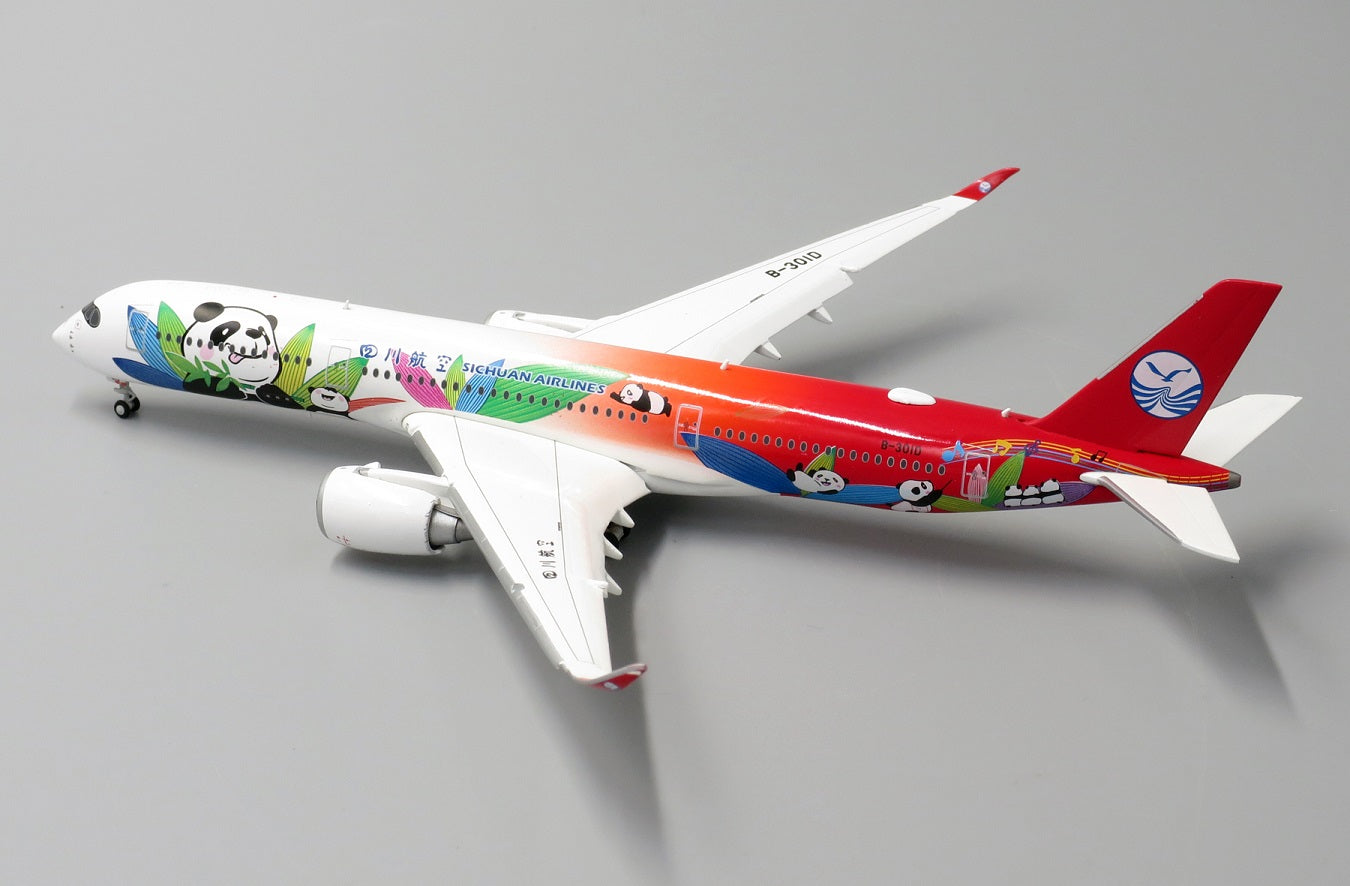 JC WINGS A350-900XWB SICHUAN AIRLINES "PANDA LIVERY" (FLAPS DOWN) REG: B-301D