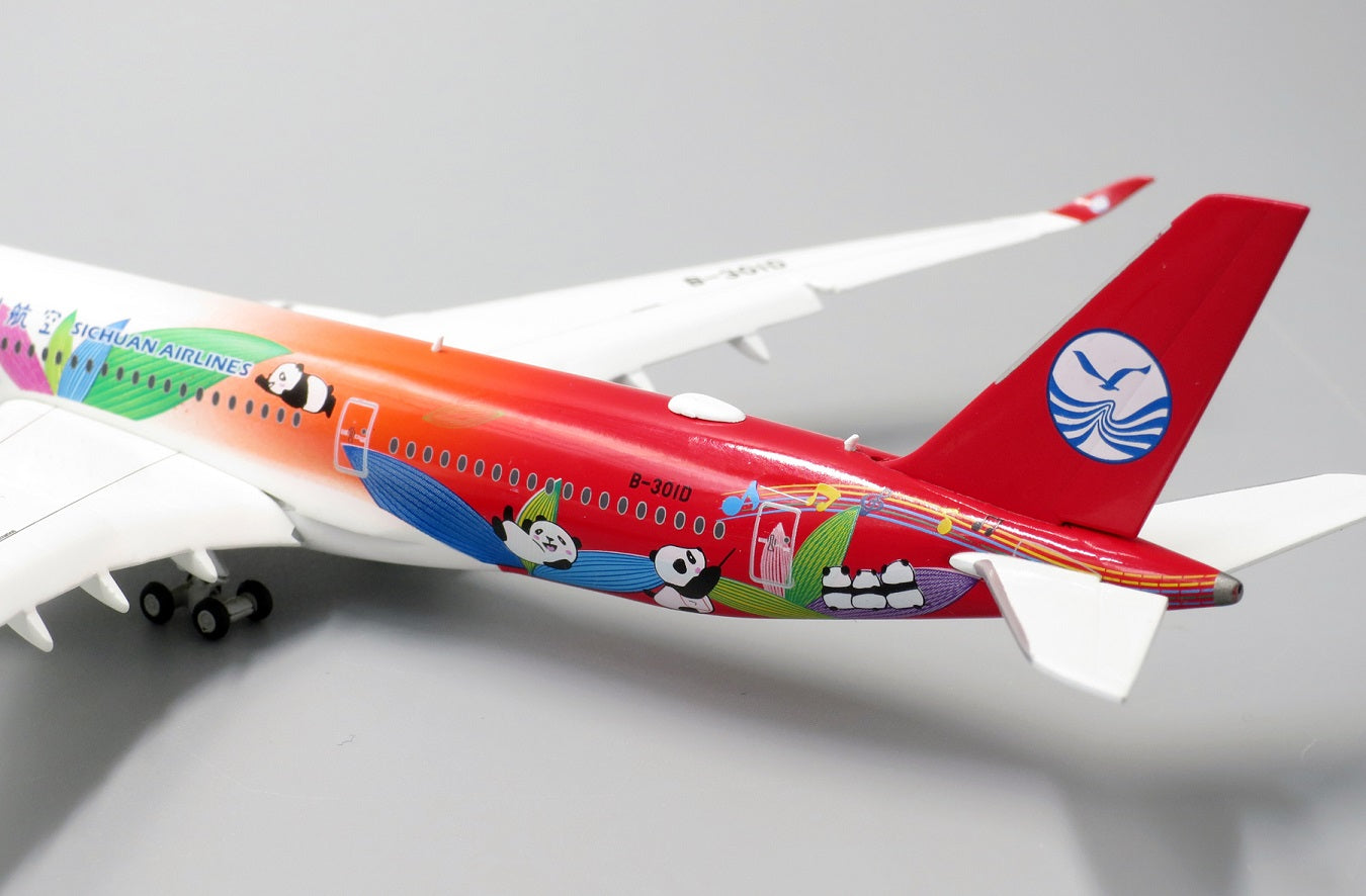 JC WINGS A350-900XWB SICHUAN AIRLINES "PANDA LIVERY" (FLAPS DOWN) REG: B-301D