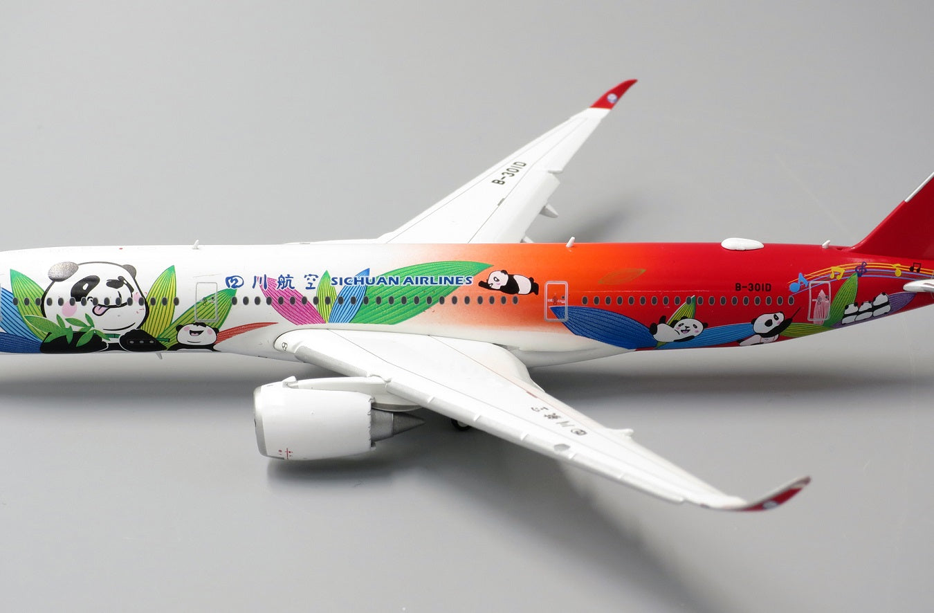 JC WINGS A350-900XWB SICHUAN AIRLINES "PANDA LIVERY" (FLAPS DOWN) REG: B-301D